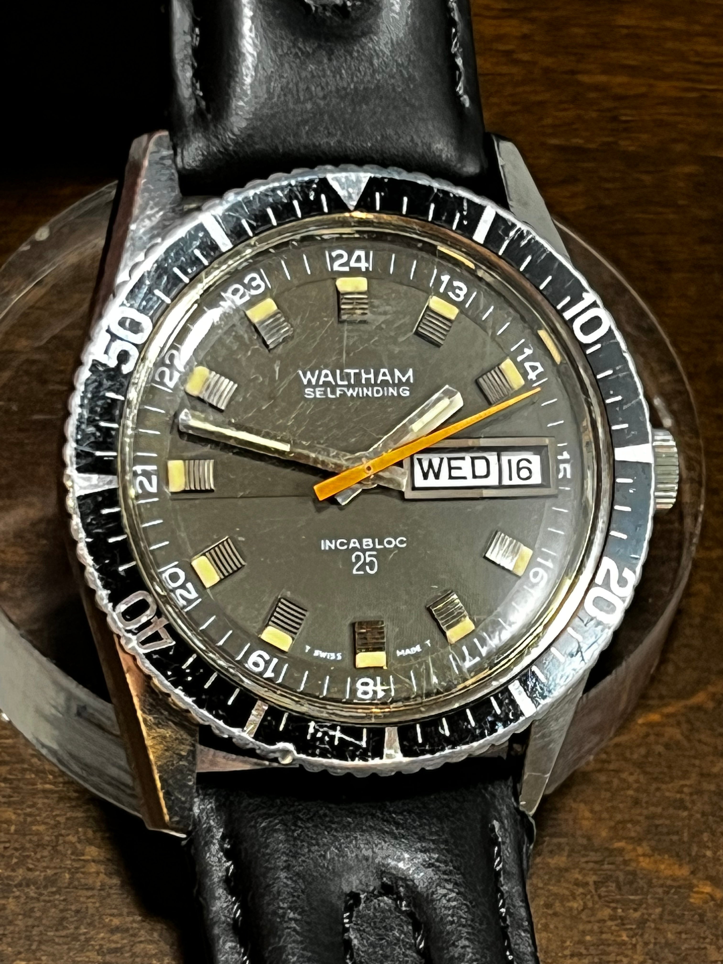 Waltham best sale diver watch