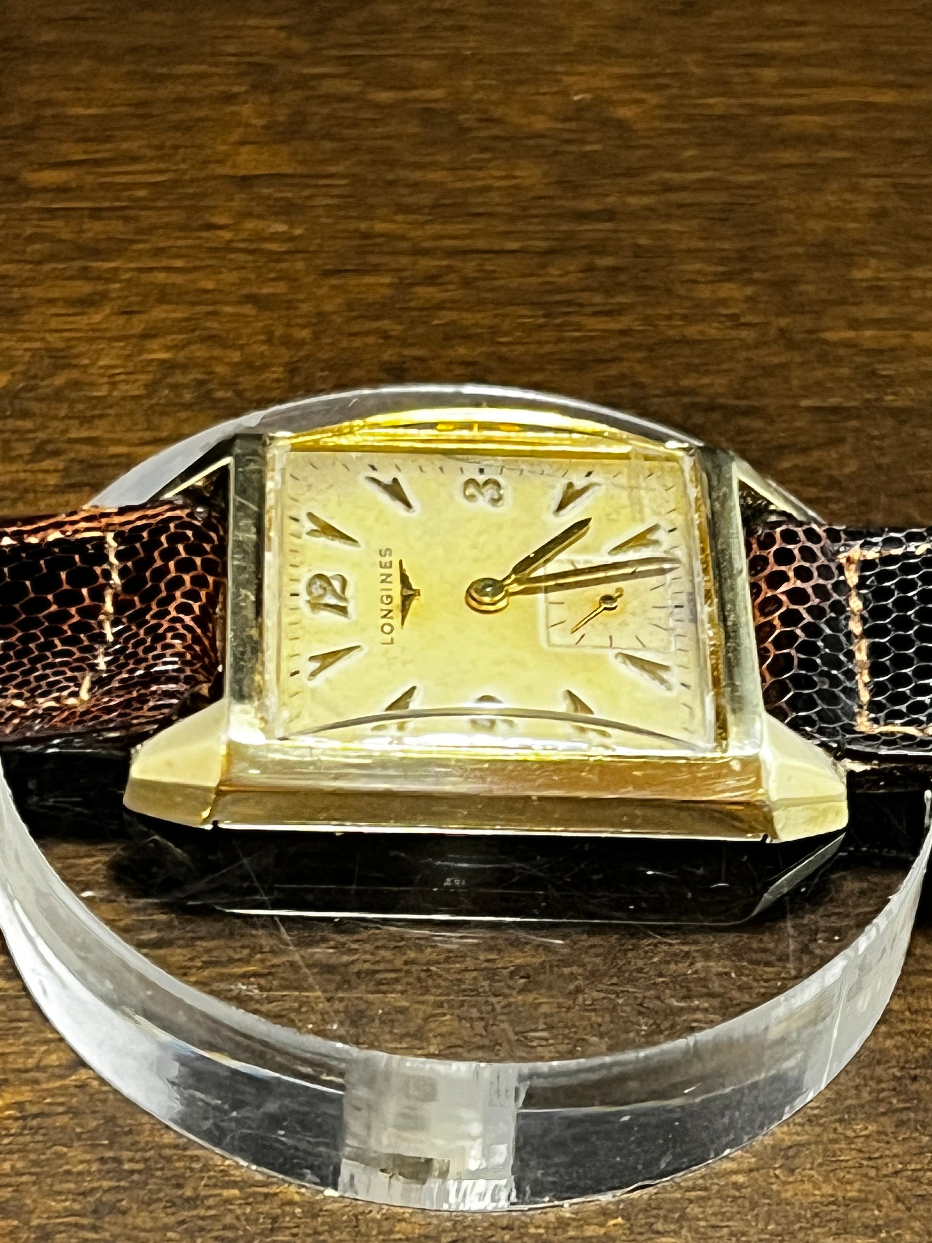 Vintage gold clearance longines watch